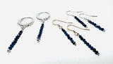 Sapphire Earrings Gemstone Stud Earrings