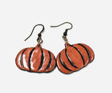 Leaf Earrings/Fall Earrings Polymer Clay/ Pumpkin Earrings