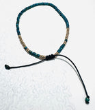 Adjustable Friendship Bracelet/Glass Friendship Bracelet 2-5 MM Bead Bracelet or Anklet