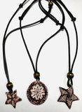 Adjustable Art Necklace, Zentangle Necklace, Doodle Necklace
