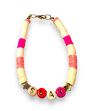 Colorful Clay Bead Collection-Anklets, Necklaces and Bracelets - Janine Design