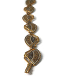 Vintage Fan Shaped Brass Bracelet, Vintage Brass Bracelet - Janine Design