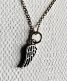 Tiny Angel Wing Necklace, Children’s Necklace, Small Necklace