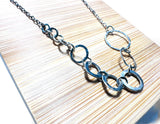 Circle Chain Necklace/ Infinity Necklace/Silver Necklace* - Janine Design