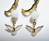 White Bird Earrings