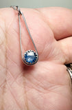 Kyanite Sterling Teardrop Necklace, Kyanite Necklace*
