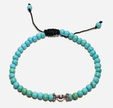 Adjustable Friendship Bracelet/Glass Friendship Bracelet 2-5 MM Bead Bracelet or Anklet - Janine Design