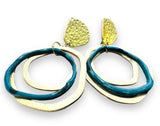 Clay Circles Earrings - Janine Design