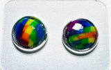Handmade Clay Stud Earrings/Minimalist Earrings/Simple Earrings - Janine Design