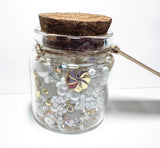 Mini Jar of Goodies/ Random Bead Jar/Trinkets and Treasures - Janine Design