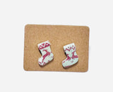 Winter Earrings/ Clay Earrings, Holiday Earrings/ Christmas Earrings-BBear