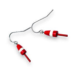 Tiny Lobster Buoy Earrings/ Nautical Earrings - Janine Design