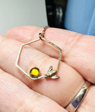 Bee Necklace/Gemstone Necklace