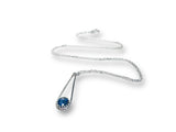 Kyanite Sterling Teardrop Necklace, Kyanite Necklace*