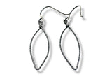 Silver Marquise Earrings