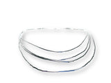 Liquid Silver Bead Necklace* - Janine Design