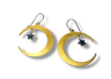 Golden Moon Earrings