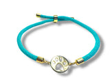 Sparkle Charm Bracelet, Cord Bracelet