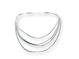 Liquid Silver Bead Necklace* - Janine Design