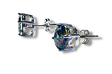 Rainbow Topaz Studs