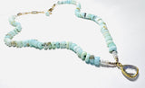 Larimar Knotted Necklace