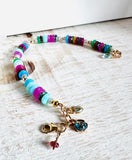 Gemstone Charm Bracelet - Janine Design