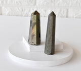 Soothing Crystals - Pyrite Obelisk | Crystal Tower | Reiki Gemstone Crystal