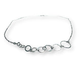 Circle Chain Necklace/ Infinity Necklace/Silver Necklace* - Janine Design