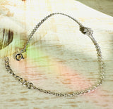 Lucky Clover Silver Chain Bracelet - Janine Design