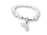 Natural Moonstone moon Beaded Bracelet - Janine Design