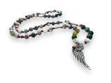 Angel Wing Gemstone Necklace - Janine Design