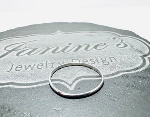 Smooth Band Ring, Stacking Ring, Ring Band - Janine Design