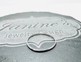 Smooth Band Ring, Stacking Ring, Ring Band - Janine Design