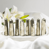 Soothing Crystals - Pyrite Obelisk | Crystal Tower | Reiki Gemstone Crystal
