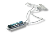 Labradorite bar  Necklace - Janine Design