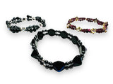 Double Gemstone Stretch Bracelet - Janine Design