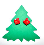 Winter Earrings/ Clay Earrings, Holiday Earrings/ Christmas Earrings- ON SALE! - Janine Design
