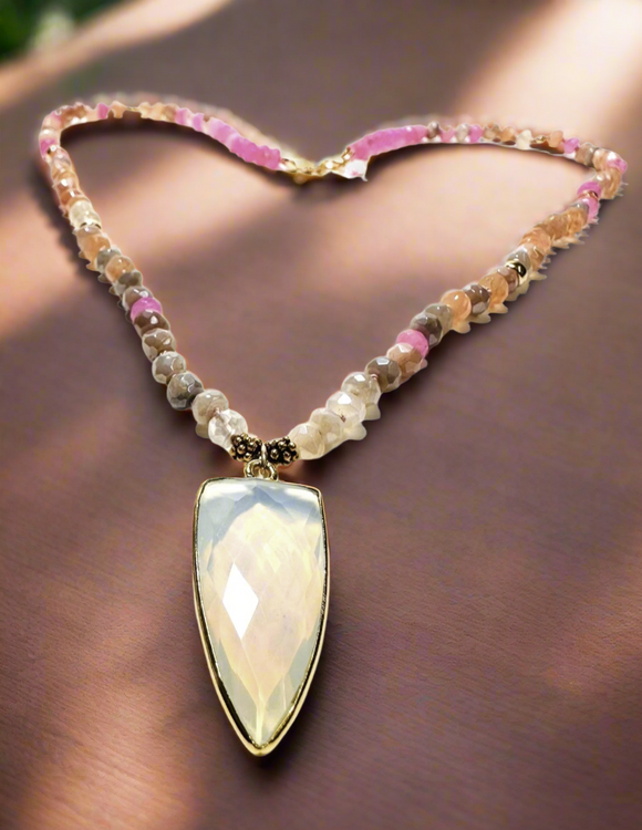 Opalite Necklace - Janine Design