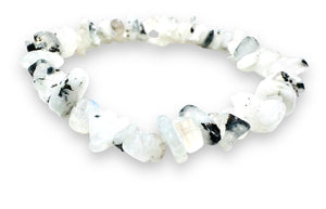 Gemstone Chip Stretch Bracelet - Janine Design