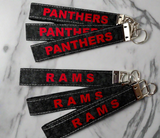 Holliston Key Chain/ School Key Chain/Panthers/Rams