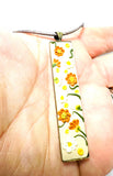 Polymer Clay Floral Sculpted Necklace - Janine Design