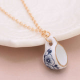 Teacup Gold Plate Necklace - Janine Design
