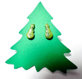 Winter Earrings/ Clay Earrings, Holiday Earrings/ Christmas Earrings- ON SALE! - Janine Design
