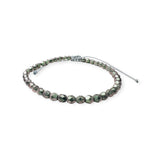 Adjustable Friendship Bracelet/6-8 MM Glass Friendship Bracelet/Faceted Bead Bracelet - Janine Design