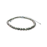 Adjustable Friendship Bracelet/6-8 MM Glass Friendship Bracelet/Faceted Bead Bracelet