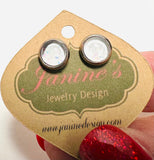 Sparkle Stud Earrings / Affordable Gifts - Janine Design