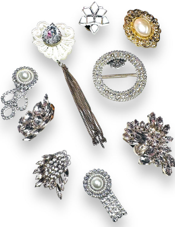 Magnet Brooches, Magnet Pins, Scarf Brooches - Janine Design