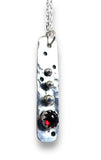 Garnet Tag Necklace*