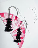 Birthstone Earrings , Silver, Genuine Gemstone, birthday Gifts - Janine Design