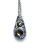 Citrine and Moonstone Tag Necklace*